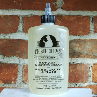 Sherlock Liquid Soap - Chiseled Face